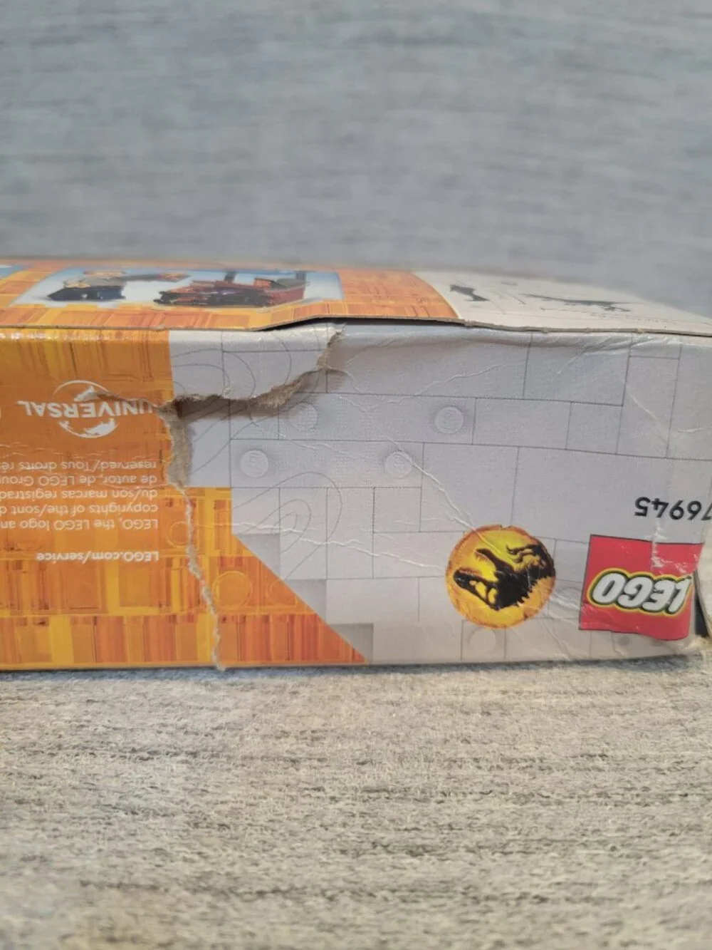 Lego Jurassic Park Atrociraptor Dinosaur: Bike Chase 76945